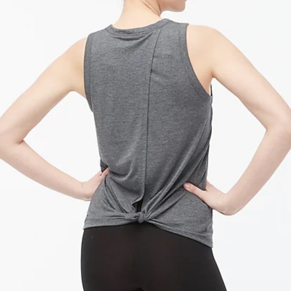 J. Crew Tie-Back Tank in Feathersoft Yarn